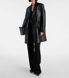 Nour Hammour Edie leather biker jacket