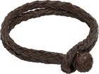 RRL Brown Braided Bracelet