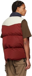Undercover Burgundy Quilted Down Vest