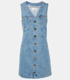 Frame Trucker denim minidress