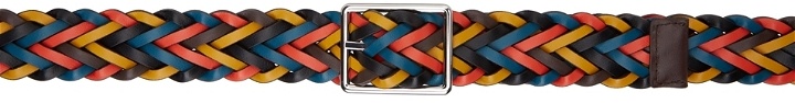 Photo: Paul Smith Reversible Multicolor Plaited Belt