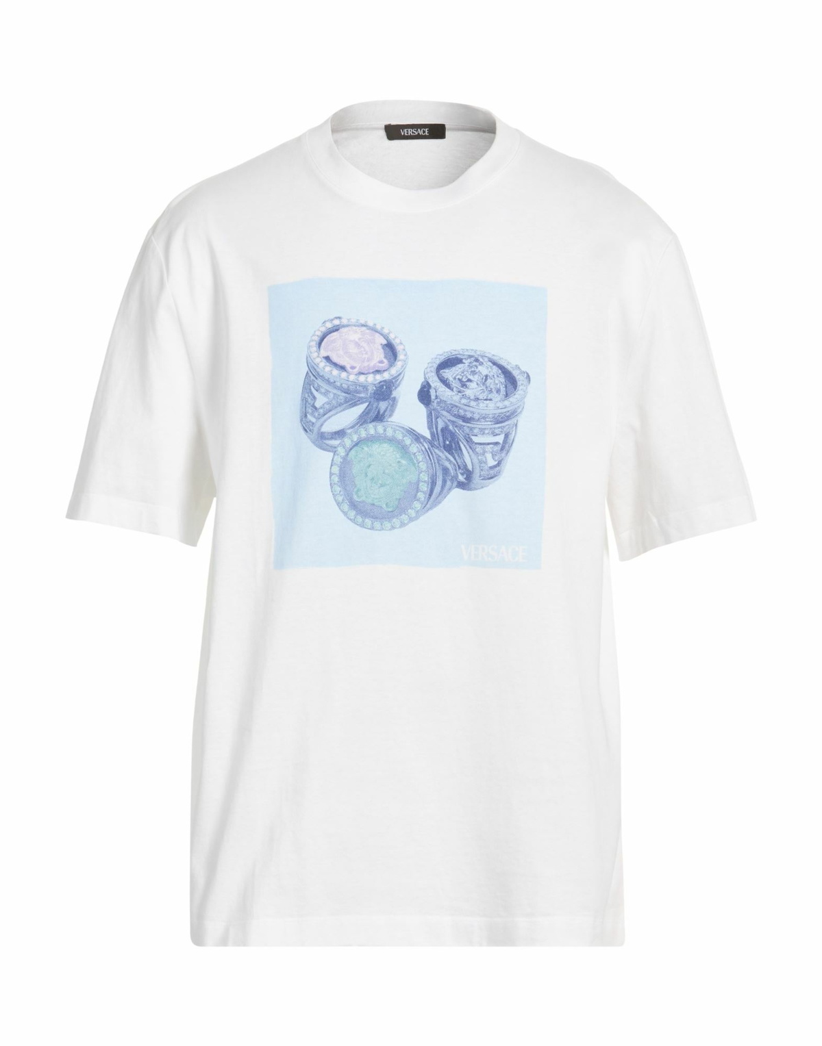 Versace Mens T-shirt in White