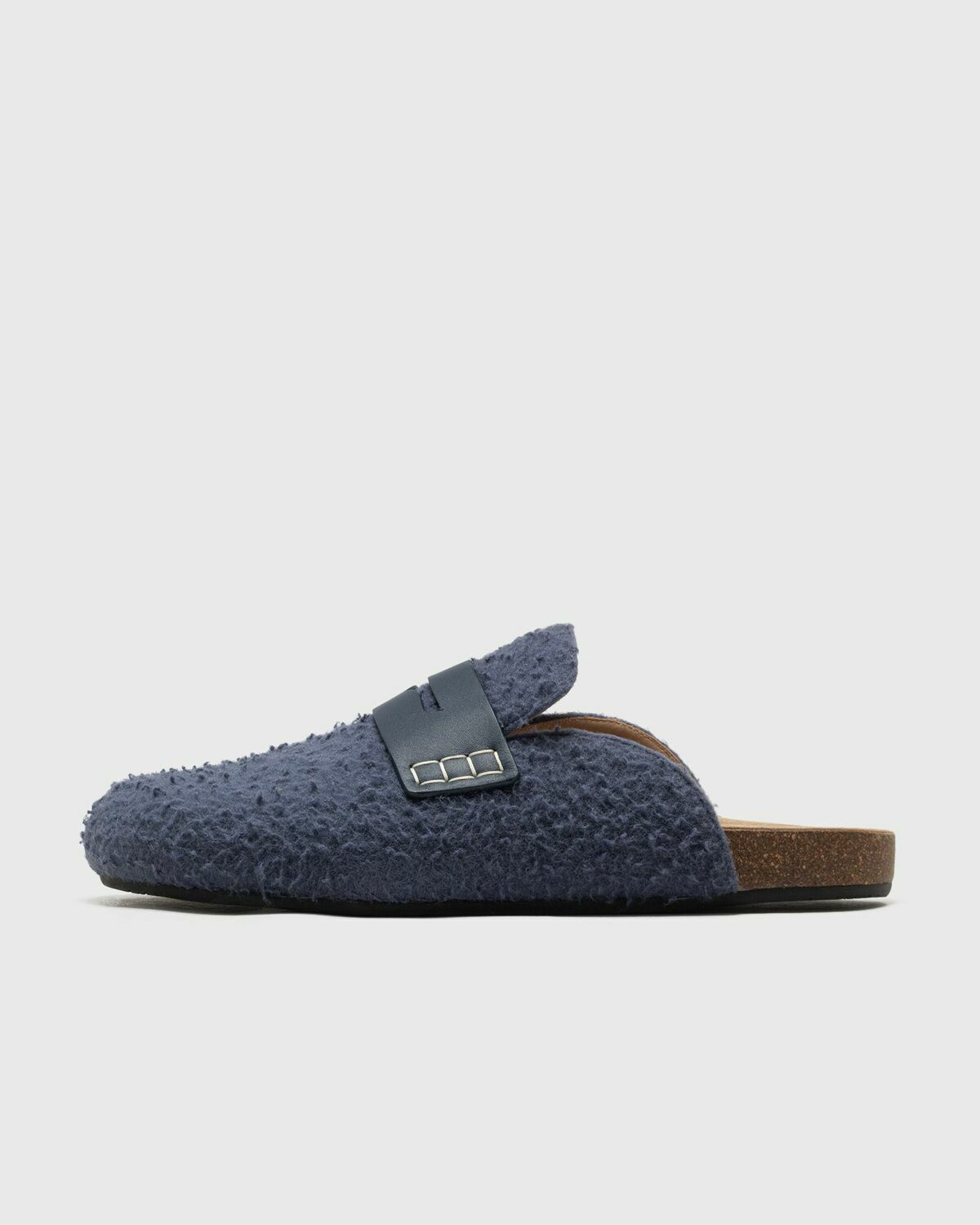 JW Anderson FELT LOAFER M Blue Mens Sandals & Slide
