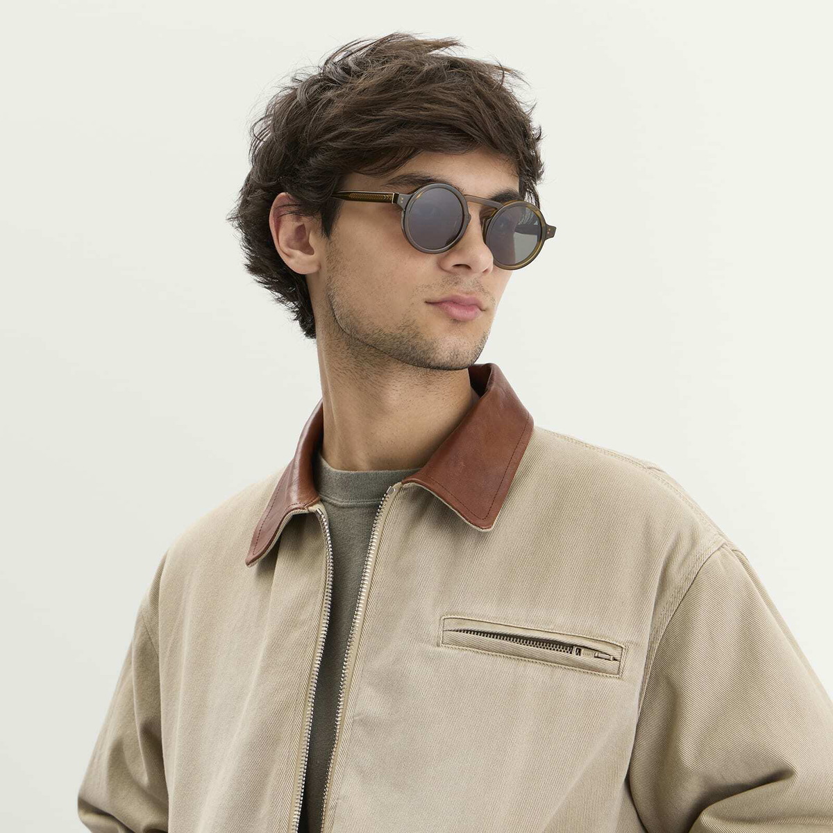 Oscar Deen Panda Sunglasses - Presented by END. in Pond/Moss 