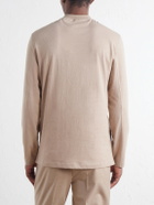 Brunello Cucinelli - Logo-Embroidered Cotton-Jersey T-Shirt - Neutrals