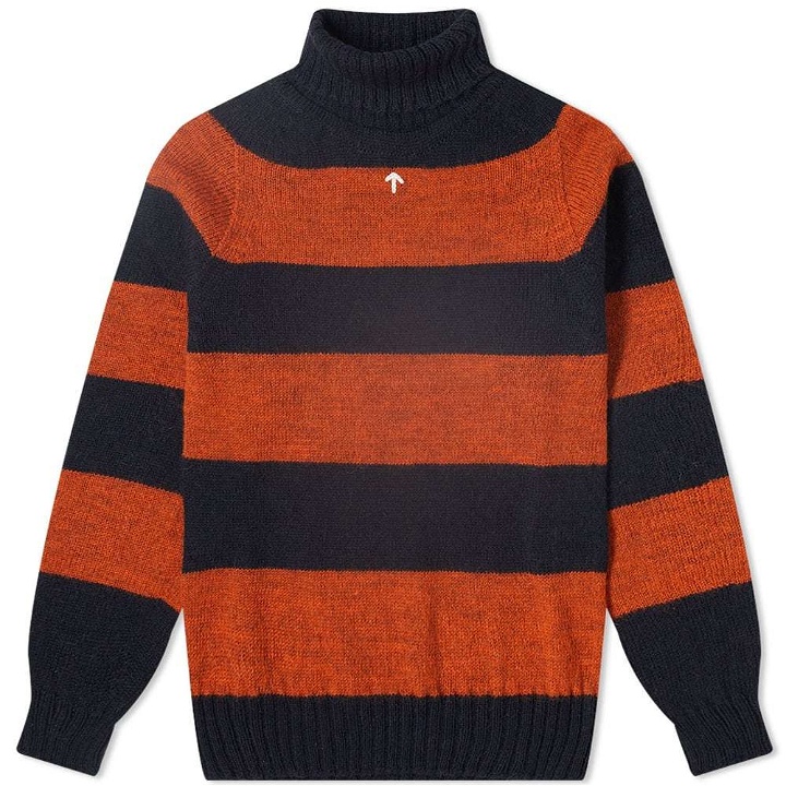Photo: Nigel Cabourn Rugby Stripe Seamless Roll Neck