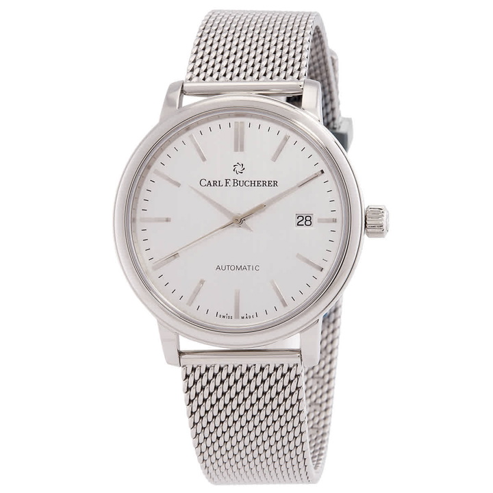 Photo: Carl F. Bucherer Adamavi Automatic Silver Dial Mens Watch 00.10314.08.13.21