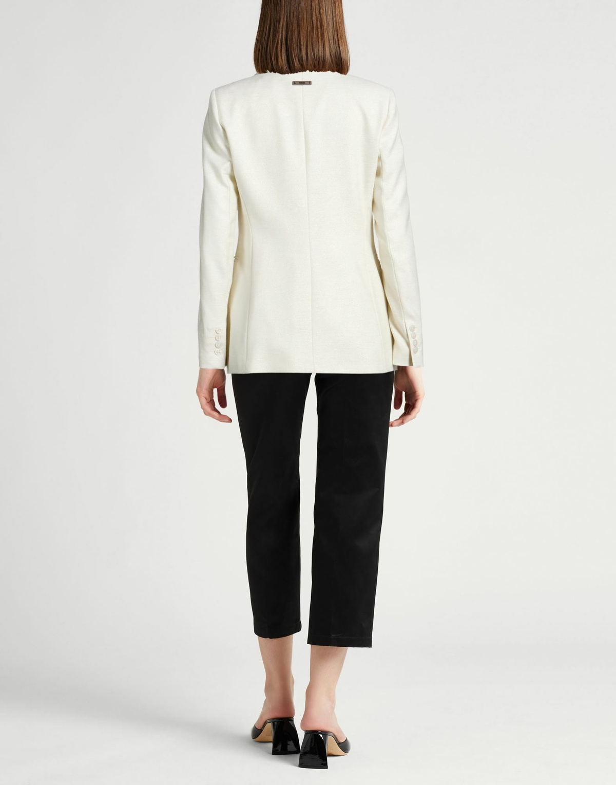 Peserico Womens Blazer Cream