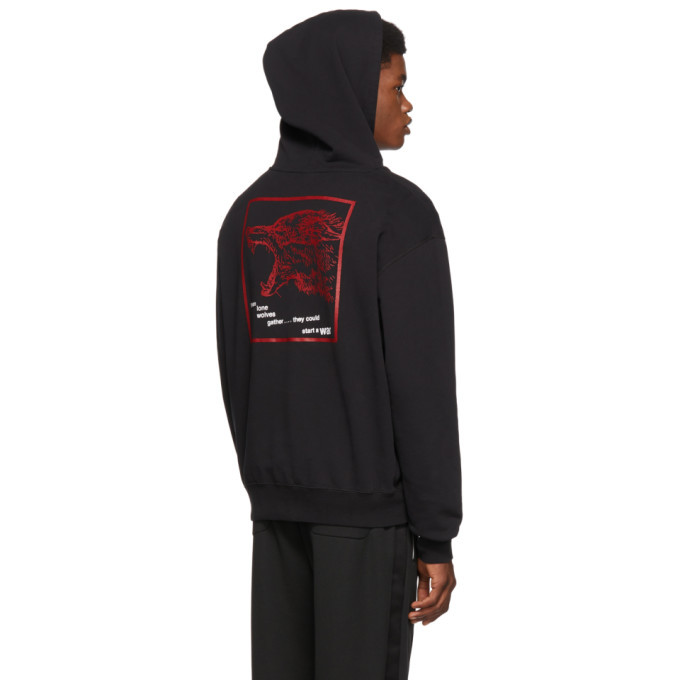 Yang Li Black Cuff Hoodie