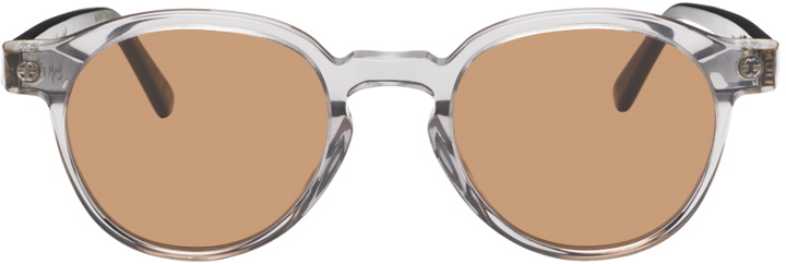 Photo: RETROSUPERFUTURE Gray 'The Warhol' Sunglasses