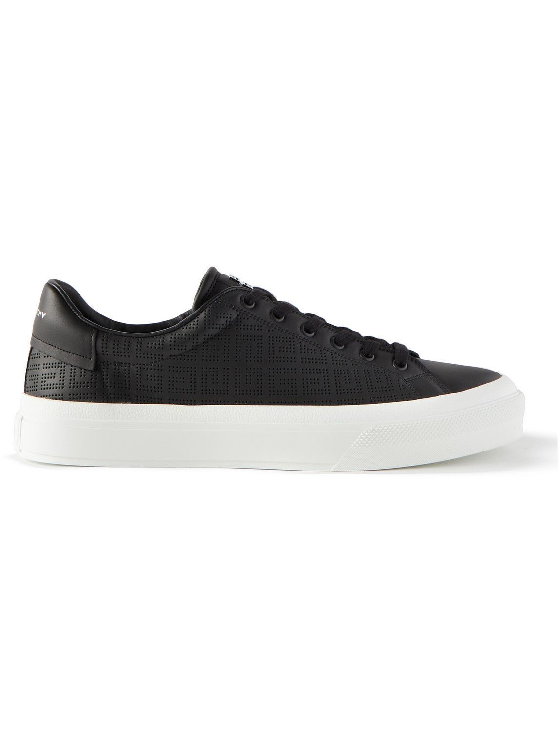 Givenchy - Perforated Leather Sneakers - Black Givenchy
