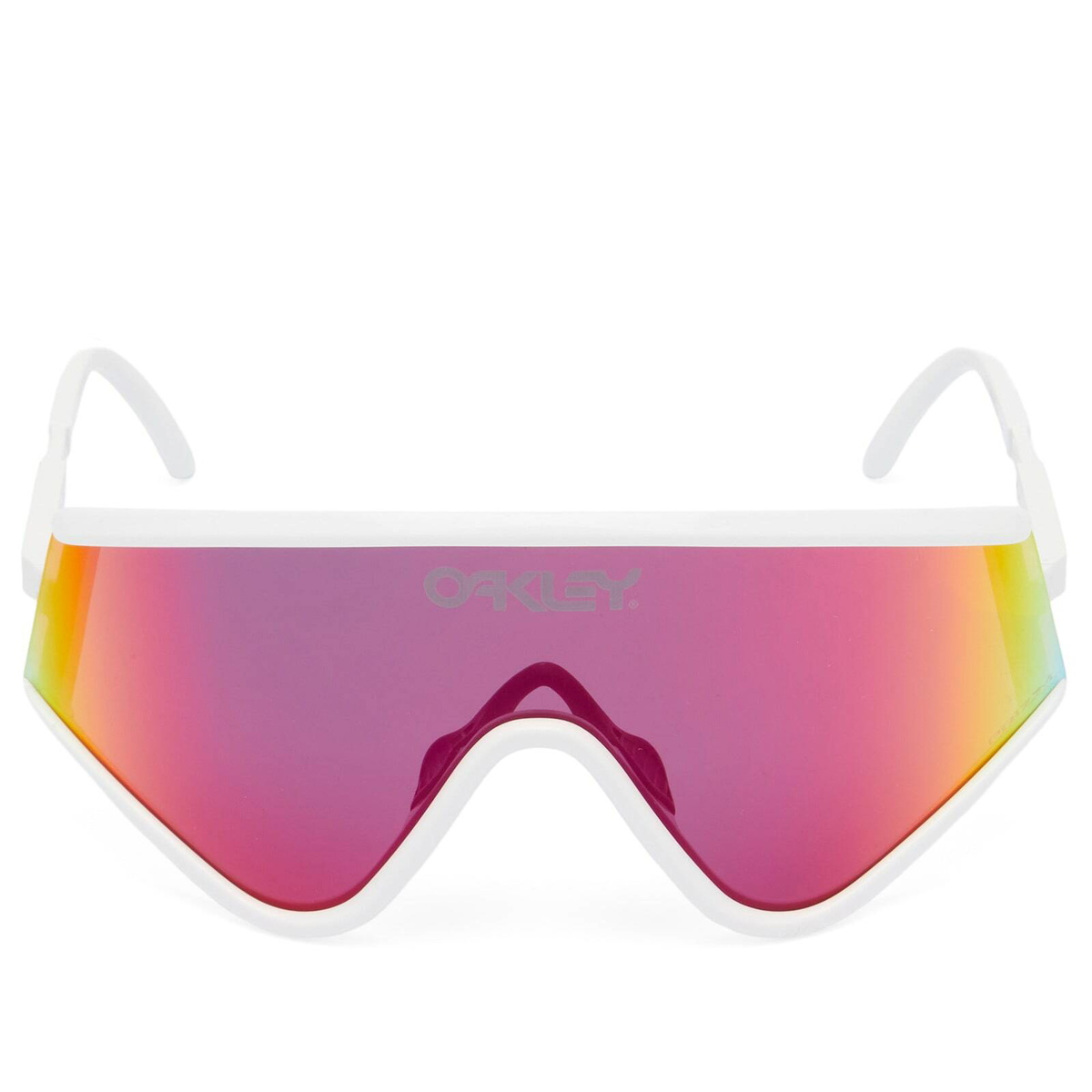 Oakley Men's MUZM Eyeshade in White/Prizm Road Oakley