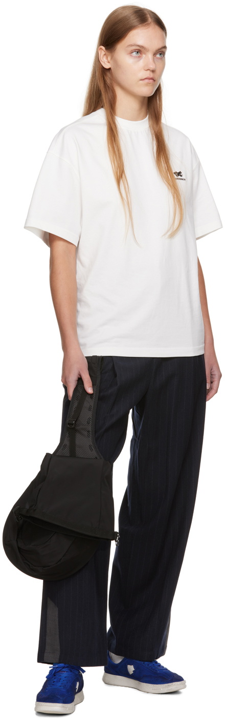 HYEIN SEO スリングバッグ Black Patchwork Sling Bag by HYEIN SEO on Sale