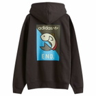 END. X Adidas Flyfishing Hoodie in Night Brown