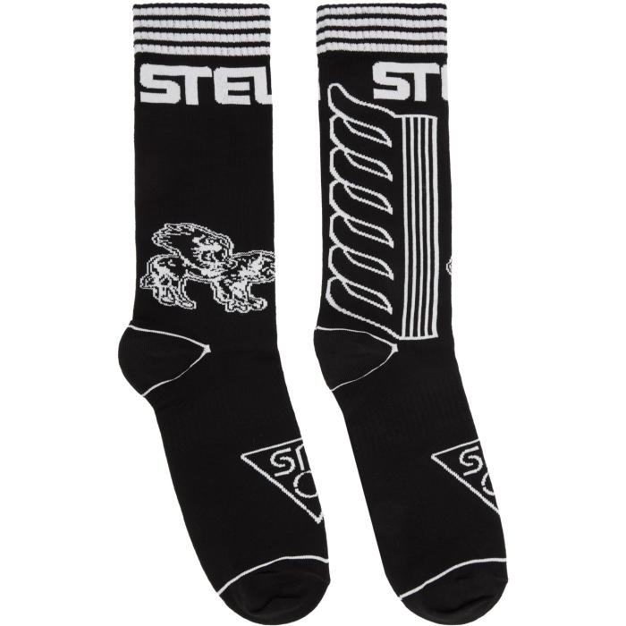 Photo: Stella McCartney Black and White Moto Socks 