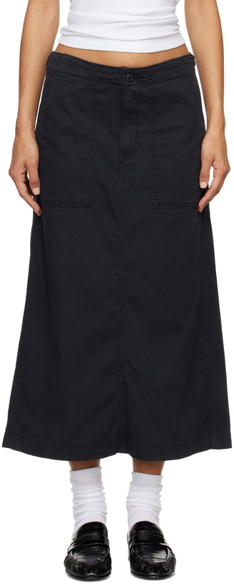Photo: Levi's Black Surplus Midi Skirt