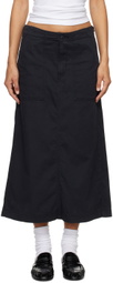 Levi's Black Surplus Midi Skirt