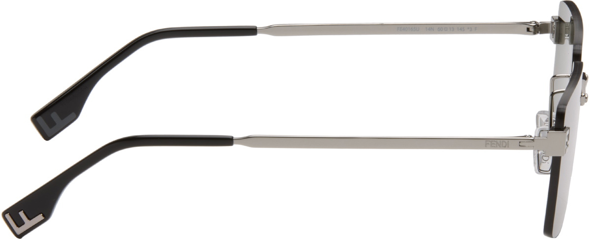 Fendi Gunmetal 'Fendi' Sky Sunglasses