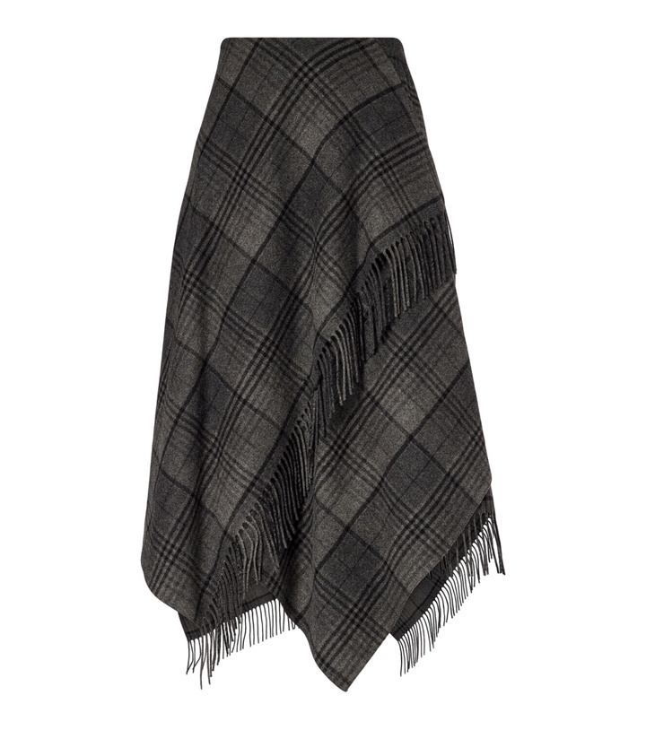 Photo: Ralph Lauren Collection Hadia fringed wool midi skirt