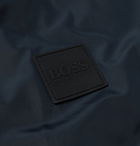 Hugo Boss - Costa Logo-Appliquéd Shell Bomber Jacket - Blue