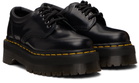 Dr. Martens Black 8053 Leather Platform Casual Derbys