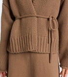 Extreme Cashmere N°384 Ginza cashmere wrap cardigan