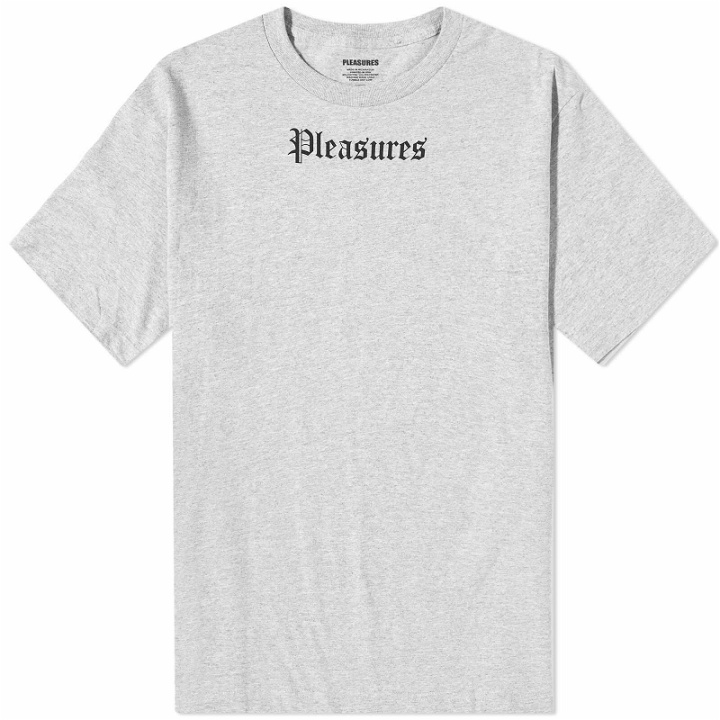 Photo: Pleasures Men's Pub T-Shirt in Heather Grey