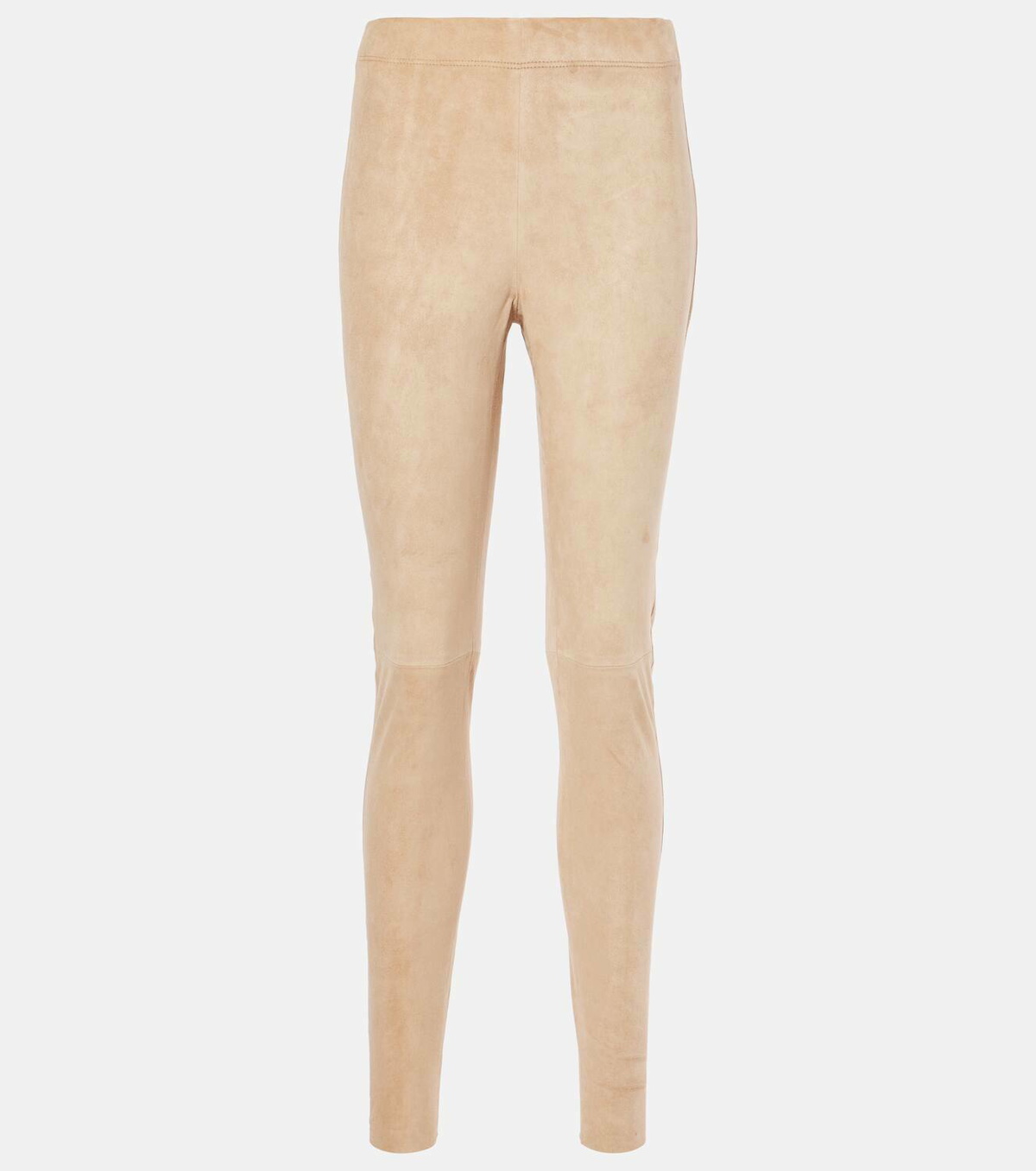 Joseph Mid-rise suede leggings