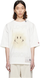 Miharayasuhiro White 'Lo-Fi Vision' T-Shirt
