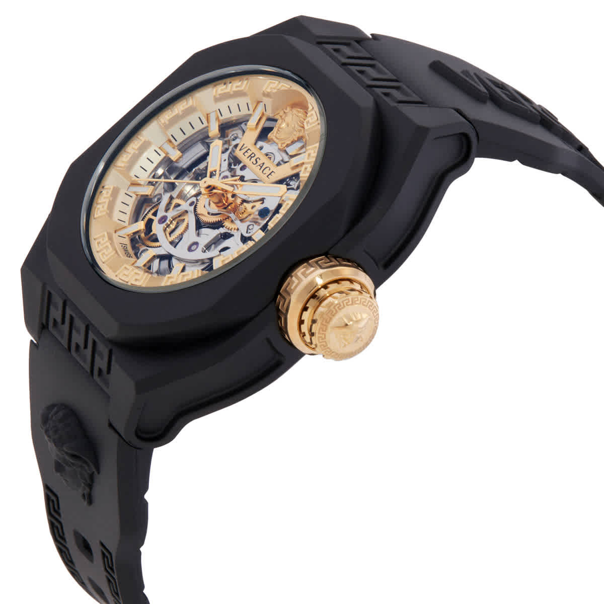 Versace V-Legend Automatic Skeleton Dial Watch VE7L00123