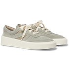 Fear of God - Mesh-Trimmed Suede Sneakers - Gray