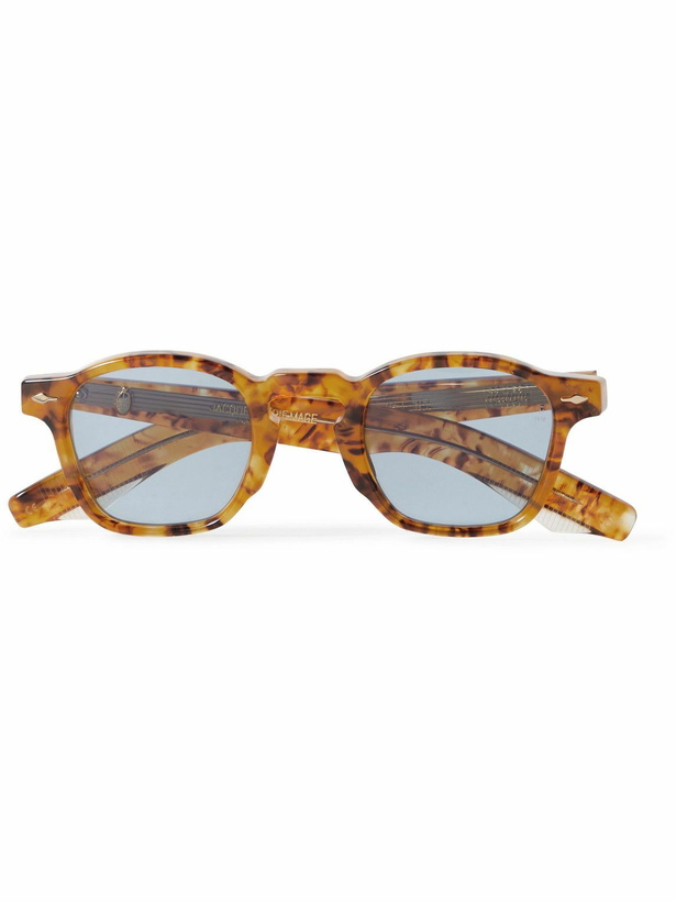 Photo: Jacques Marie Mage - Zephirin Round-Frame Tortoiseshell Acetate Sunglasses