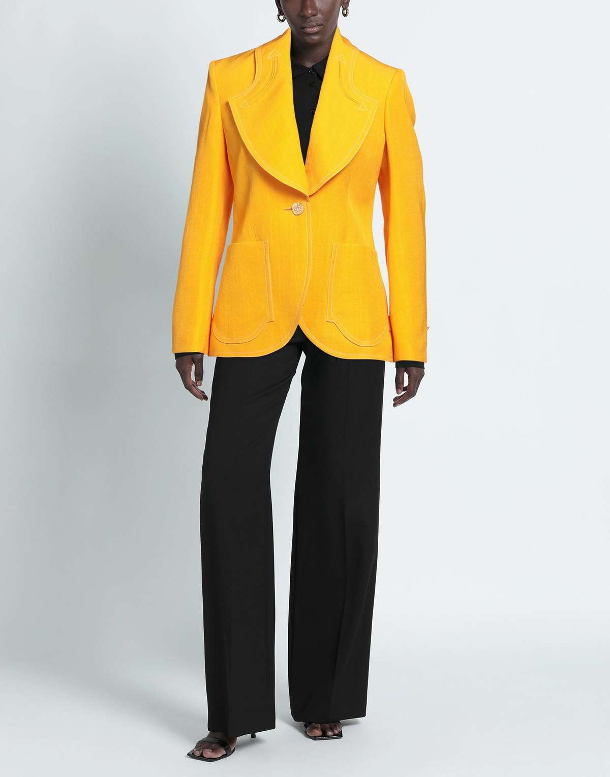 Casablanca Womens Blazer Marigold