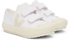 Veja Baby White Canvas Ollie Sneakers