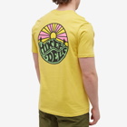 Hikerdelic Men's Original Logo T-Shirt in Washed Yellow