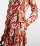 La DoubleJ Bellini printed cotton maxi dress