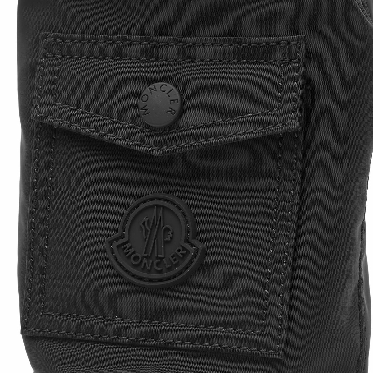 Moncler Women's Mini Drawstring Pouch Bag in Black Moncler