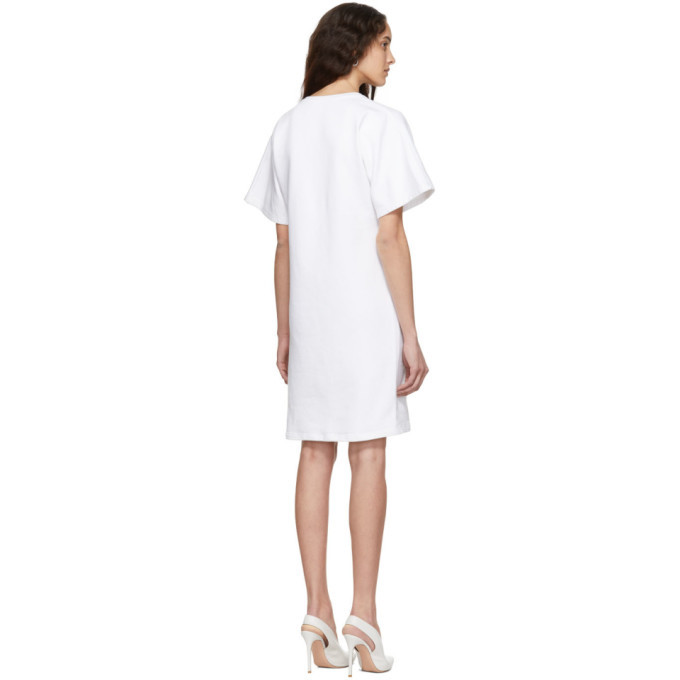 A-Plan-Application White T-Shirt Dress