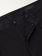 Rag & Bone - Wide-Leg Pleated Stretch Cotton-Twill Trousers - Black