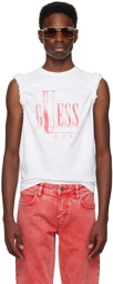 Guess Jeans U.S.A. White Gusa Capital T-Shirt