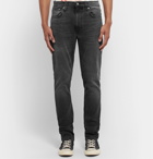 Nudie Jeans - Lean Dean Slim-Fit Organic Stretch-Denim Jeans - Gray