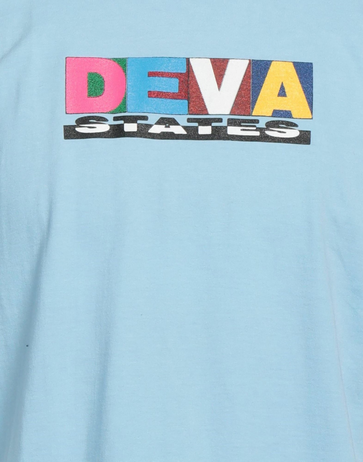 Devá States Mens T-shirt Sky in Blue