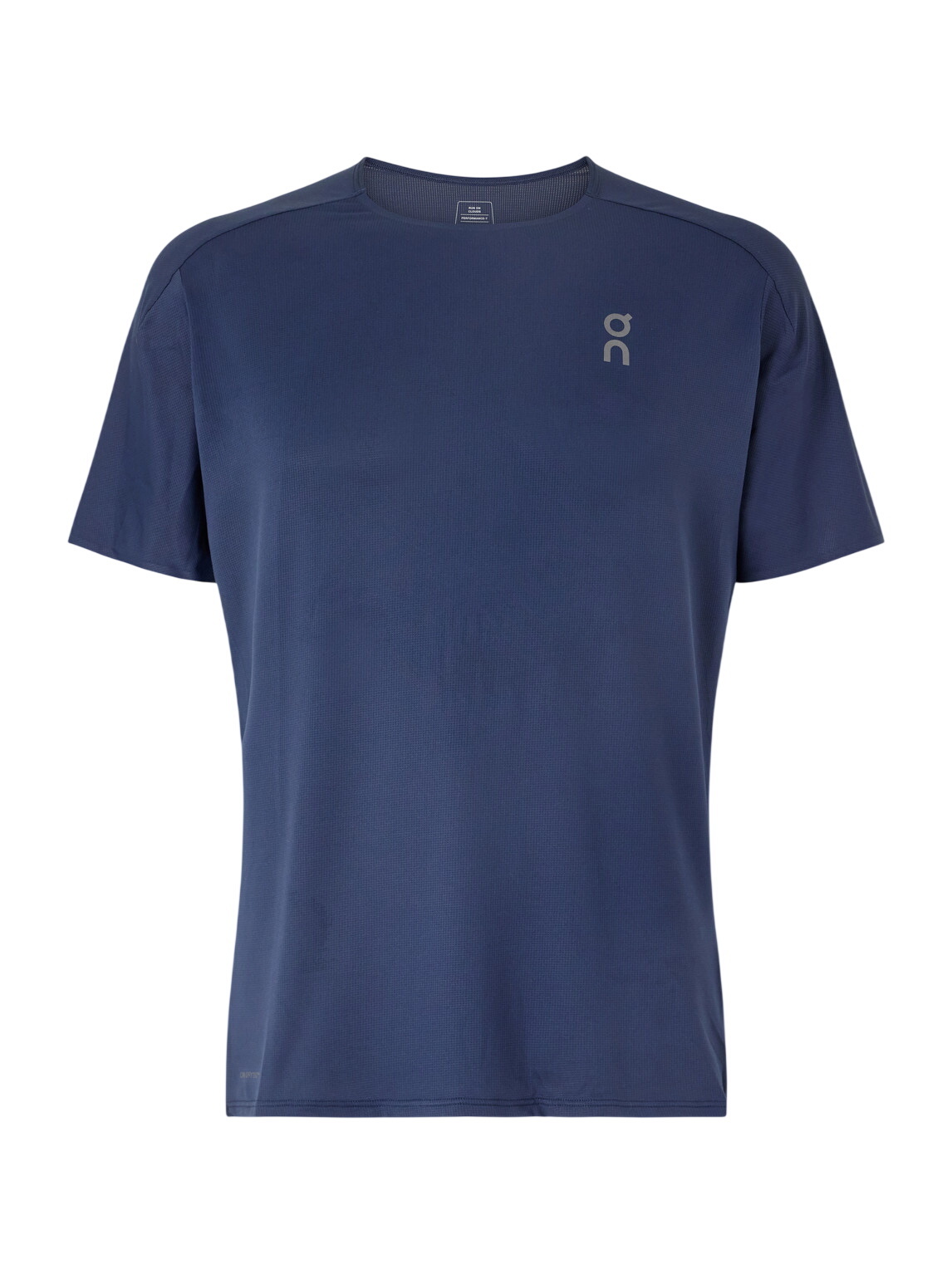 ON - Pace-T Printed CleanCloud® Mesh T-Shirt - Black On