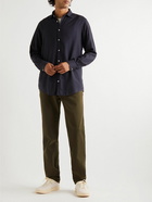 Massimo Alba - Genova Twill Shirt - Blue