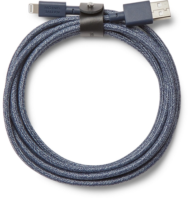 Photo: Native Union - XL Belt Lightning Cable - Blue