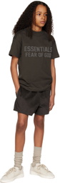 Essentials Kids Gray Drawstring Shorts