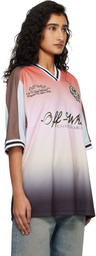 Off-White Pink Soccer Jersey