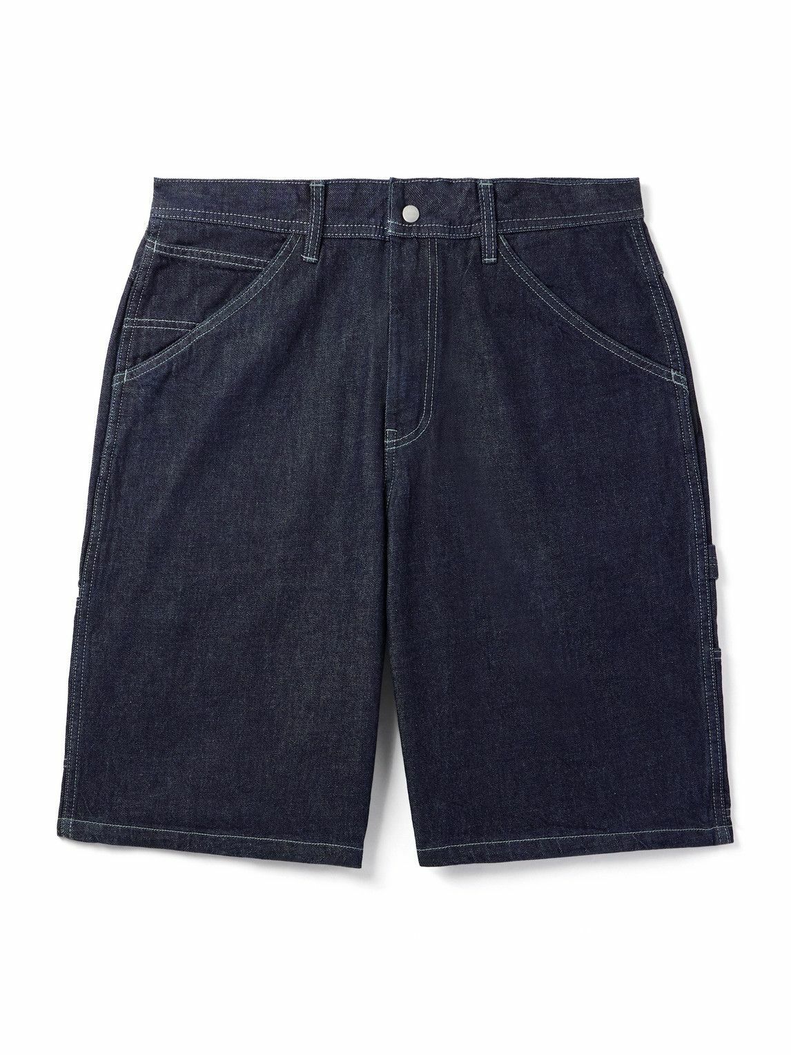 Neighborhood - Straight-Leg Denim Shorts - Blue
