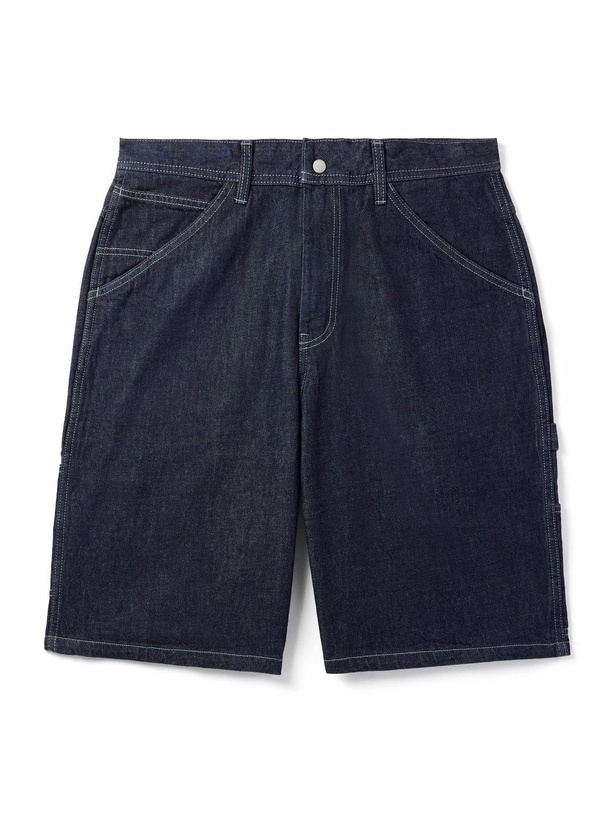 Photo: Neighborhood - Straight-Leg Denim Shorts - Blue