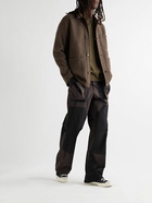 Universal Works - Brushed Wool-Blend Field Jacket - Brown